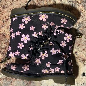 RARE Floral Doc Martens